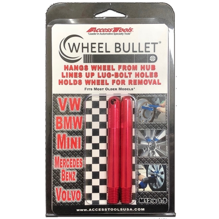 ACCESS TOOLS Wheel Bullet 2-Pack 12X1.5 WB2-1215RED